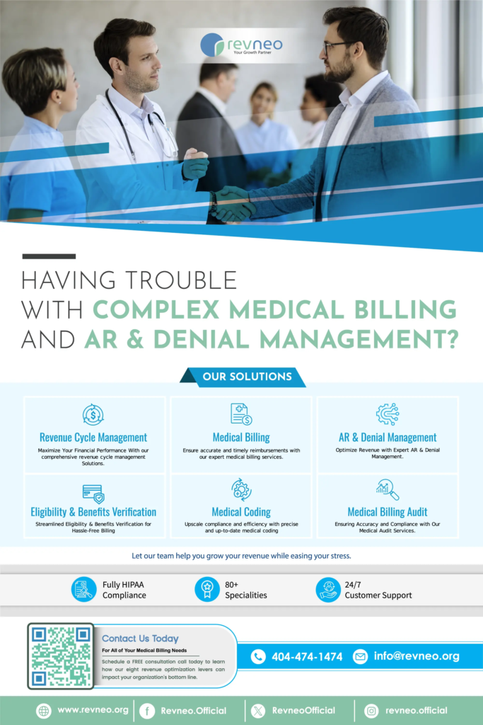 Revneo healthcare brochures for medical providers