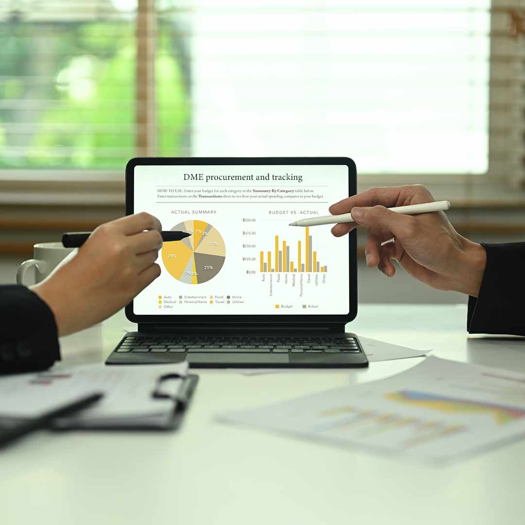 DME supply chain management for healthcare providers